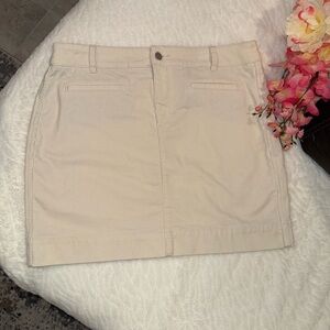 3 x 20$ LOFT Cream Mini Skirt Size 12